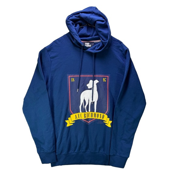 Ted Lasso Other - Ted Lasso AFC Richmond Hoodie Mens Large Blue Sweatshirt Greyhounds Lightweight.